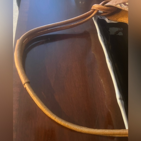 Brahmin Copper Copa Cabana Embossed Shoulder Bag with Wallet EUC - Picture 7 of 9